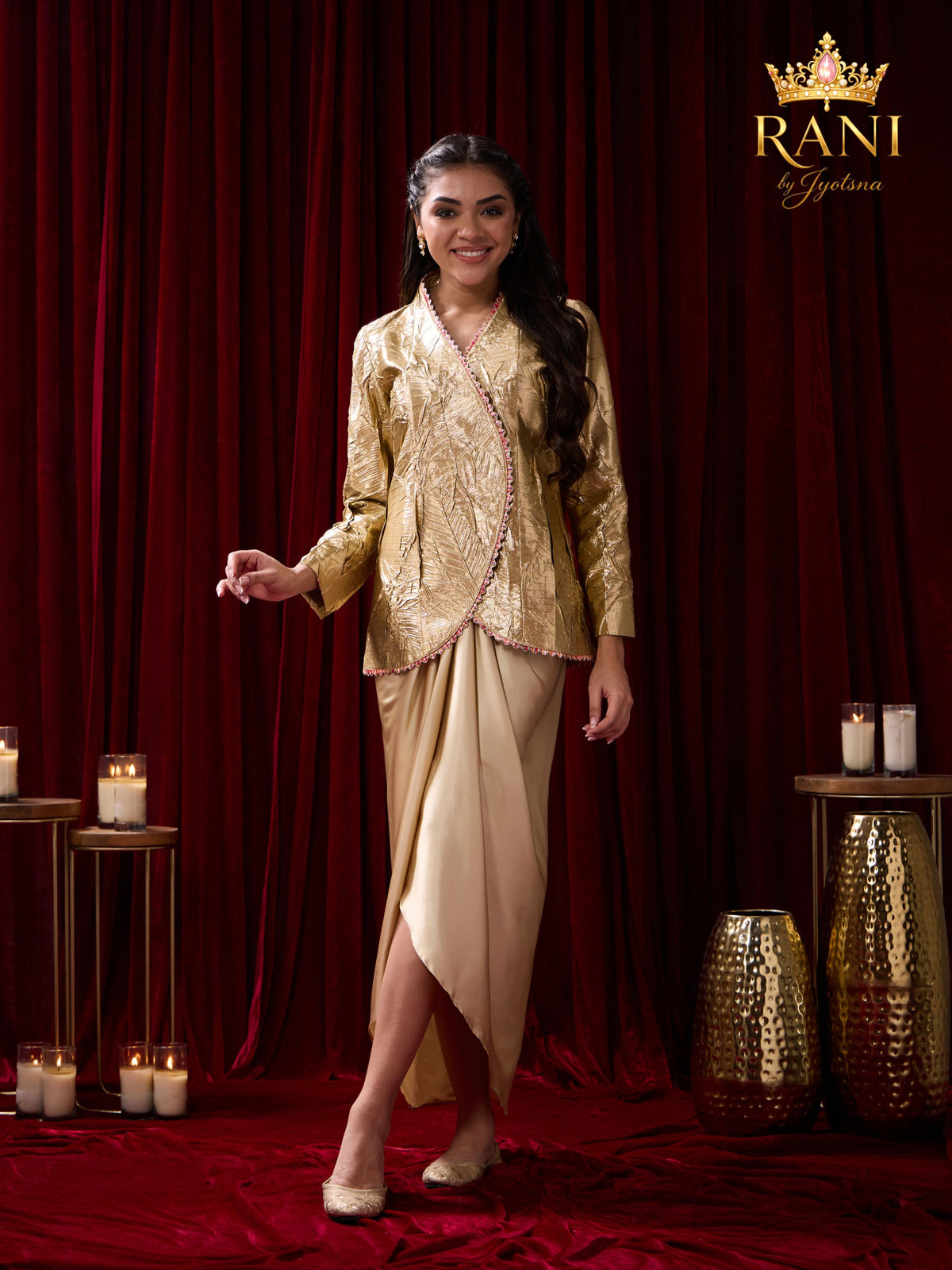 The Golden Empress Drape Set