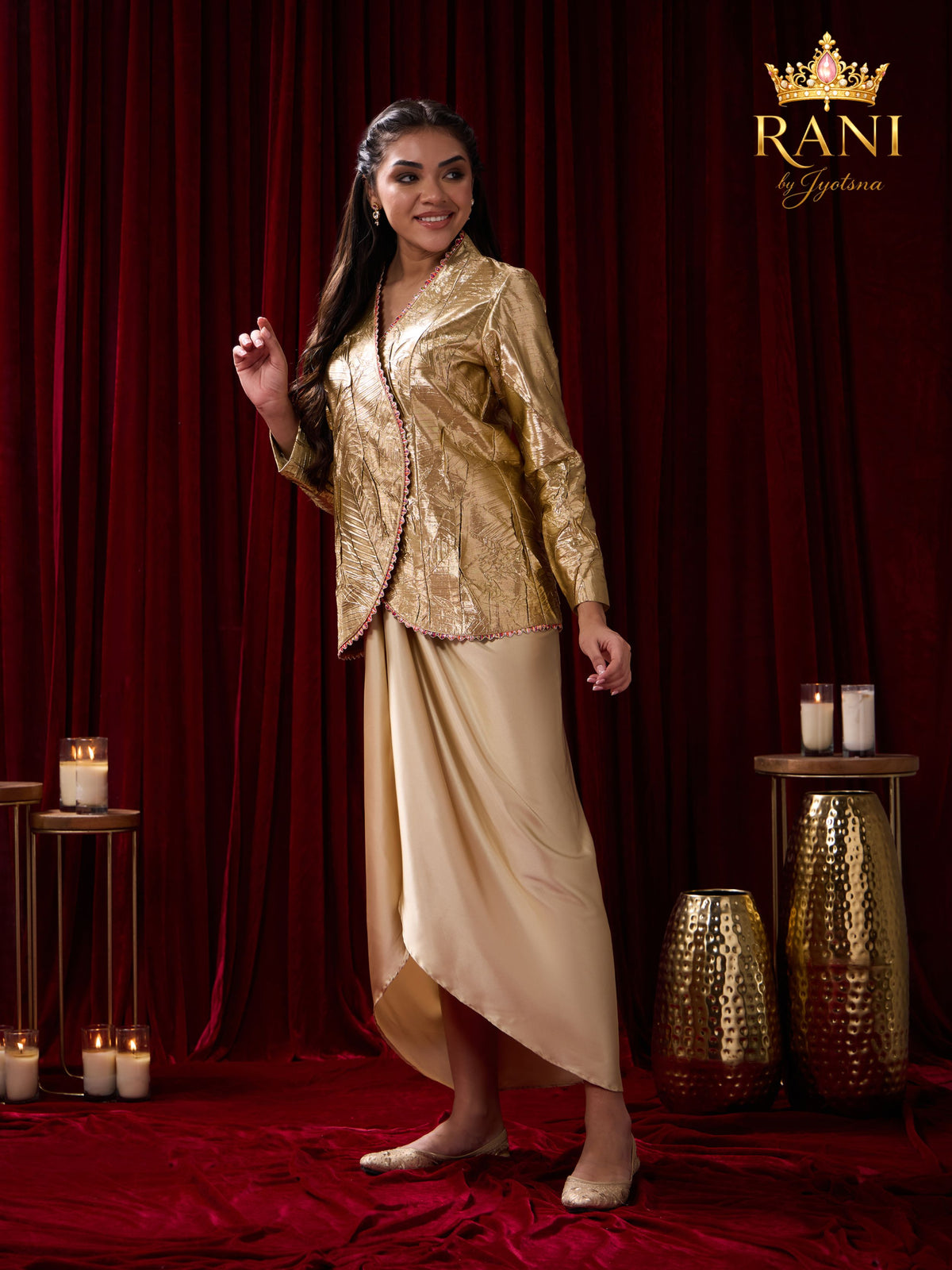 The Golden Empress Drape Set