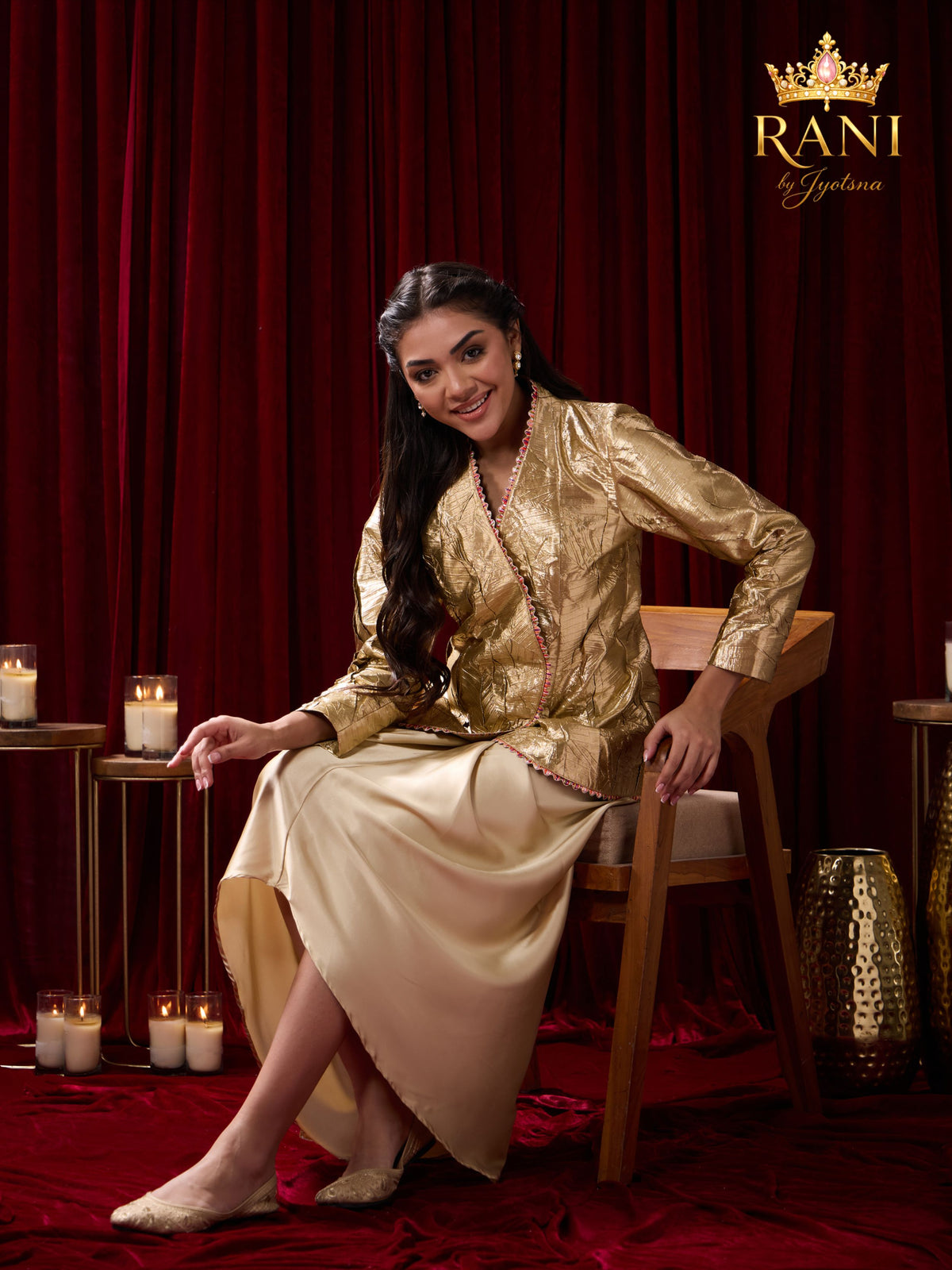 The Golden Empress Drape Set