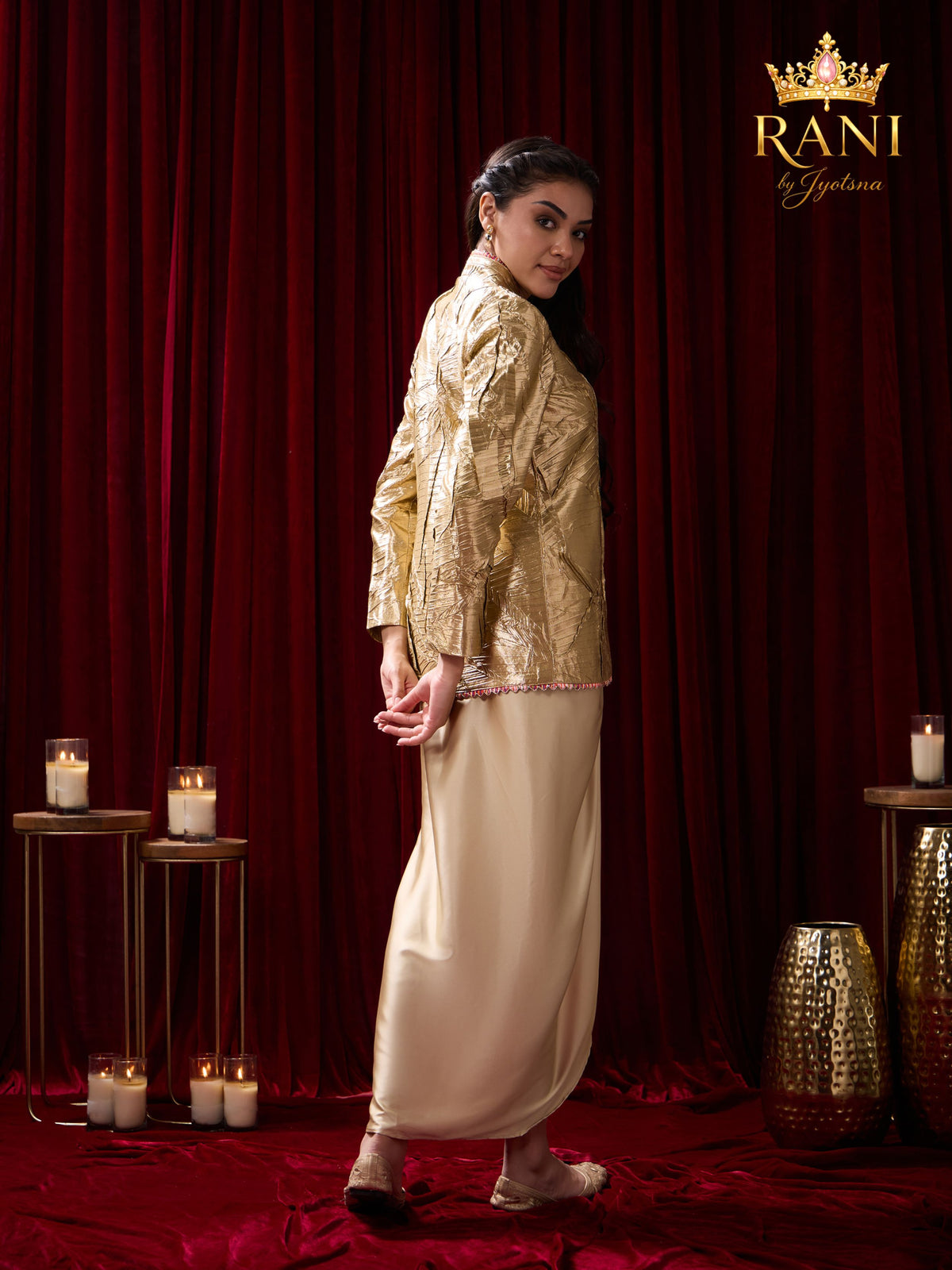 The Golden Empress Drape Set