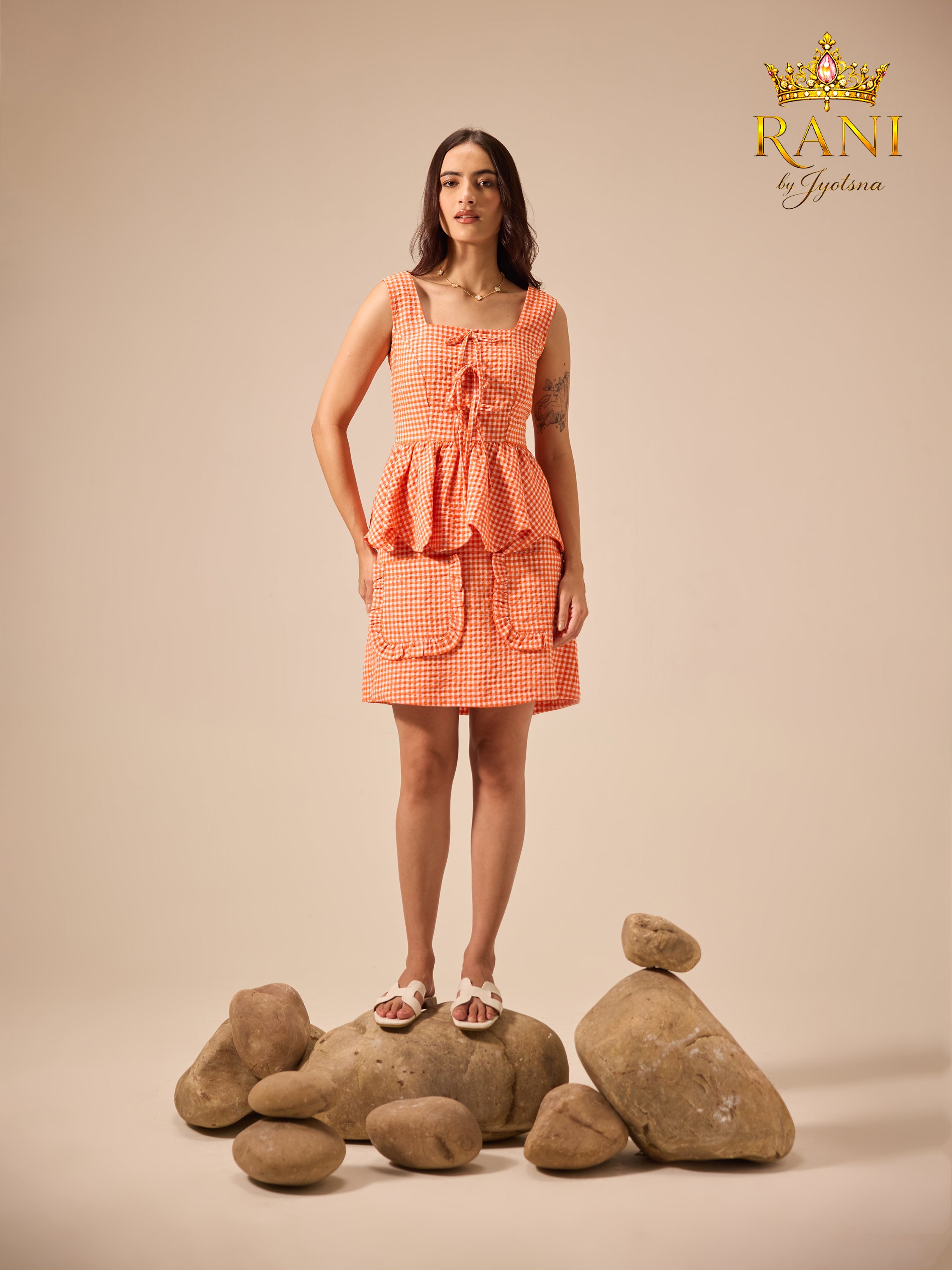 Tangerine gighnam dress