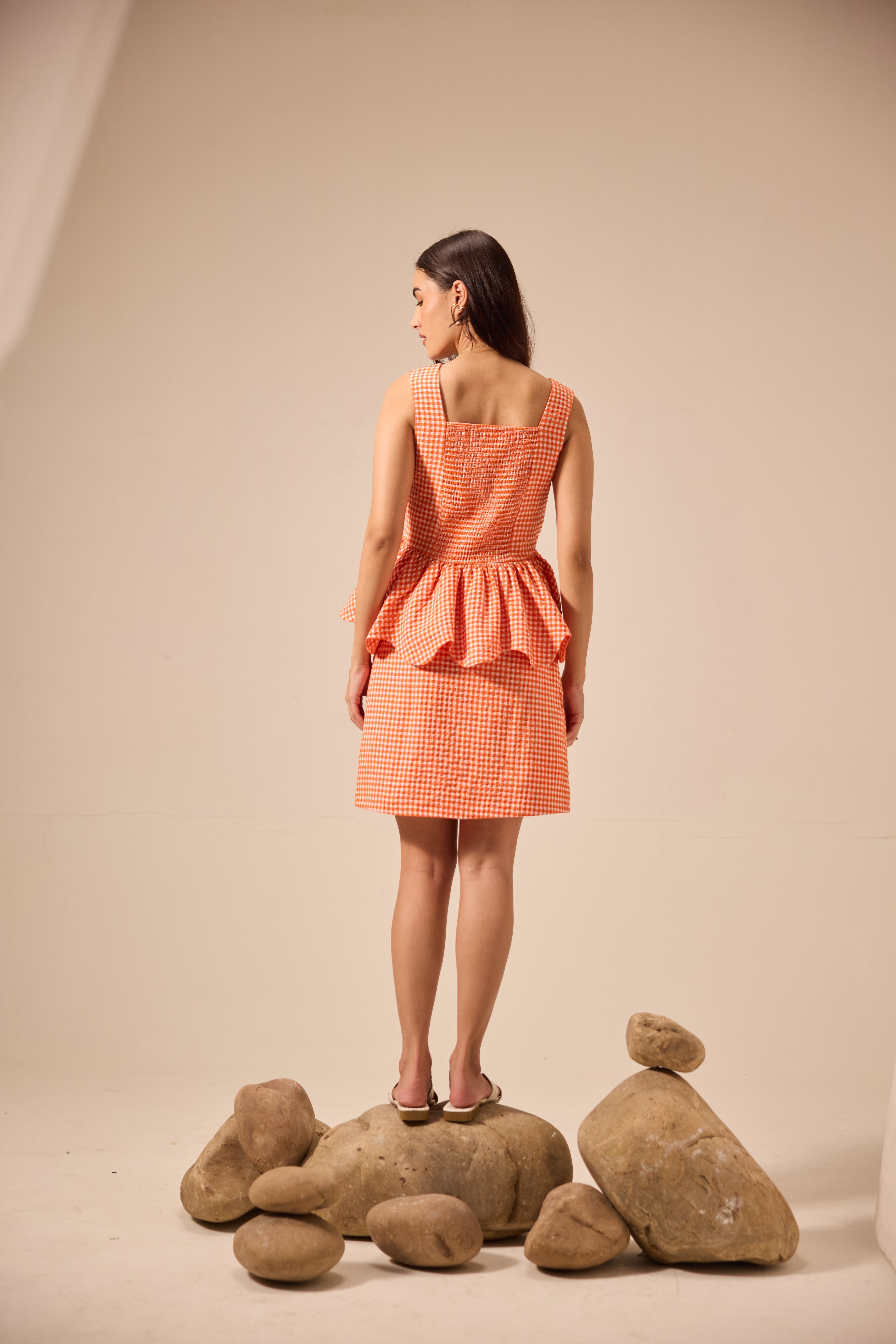 Tangerine gighnam dress