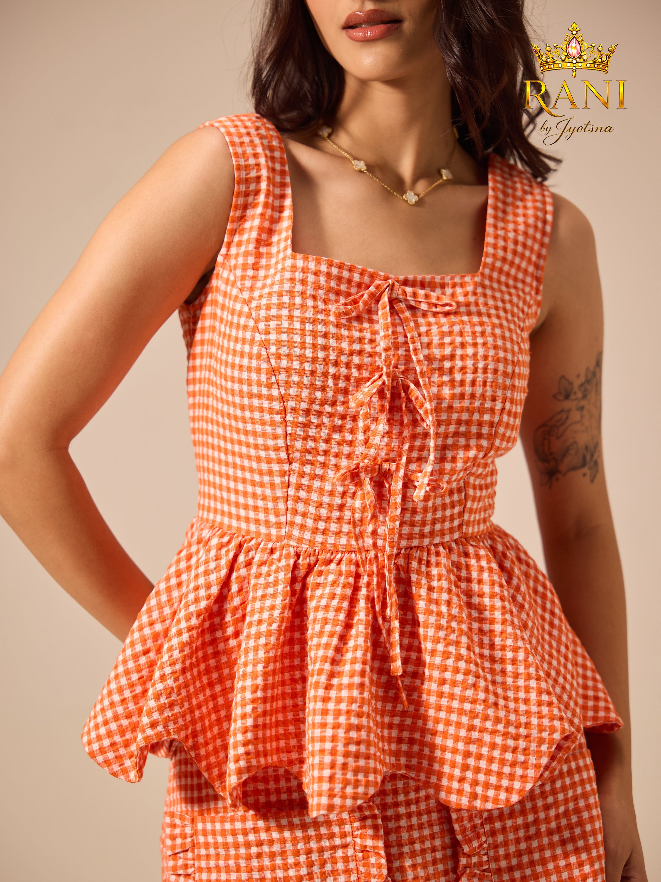 Tangerine gighnam dress