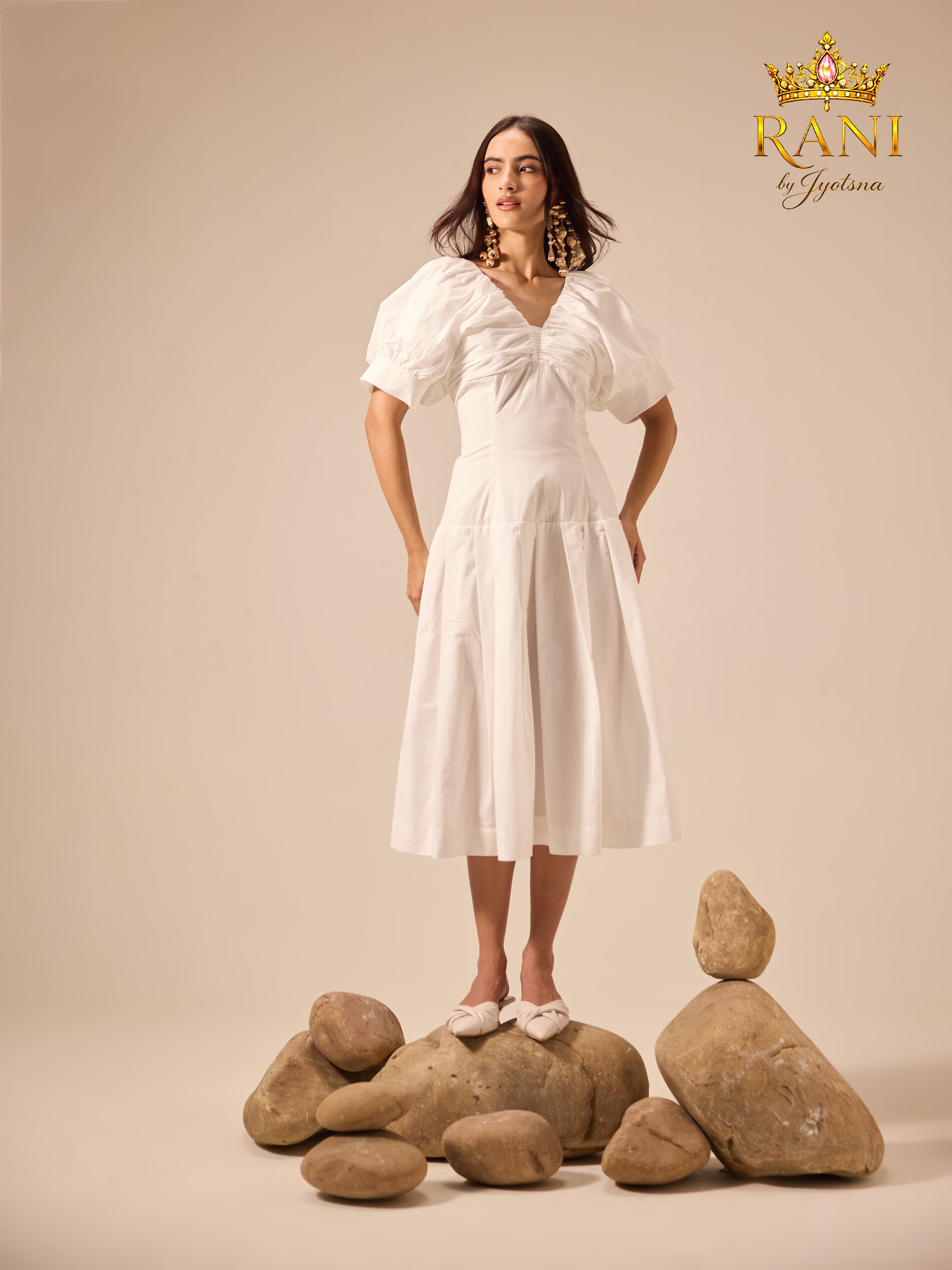 Cloud nine midi dress