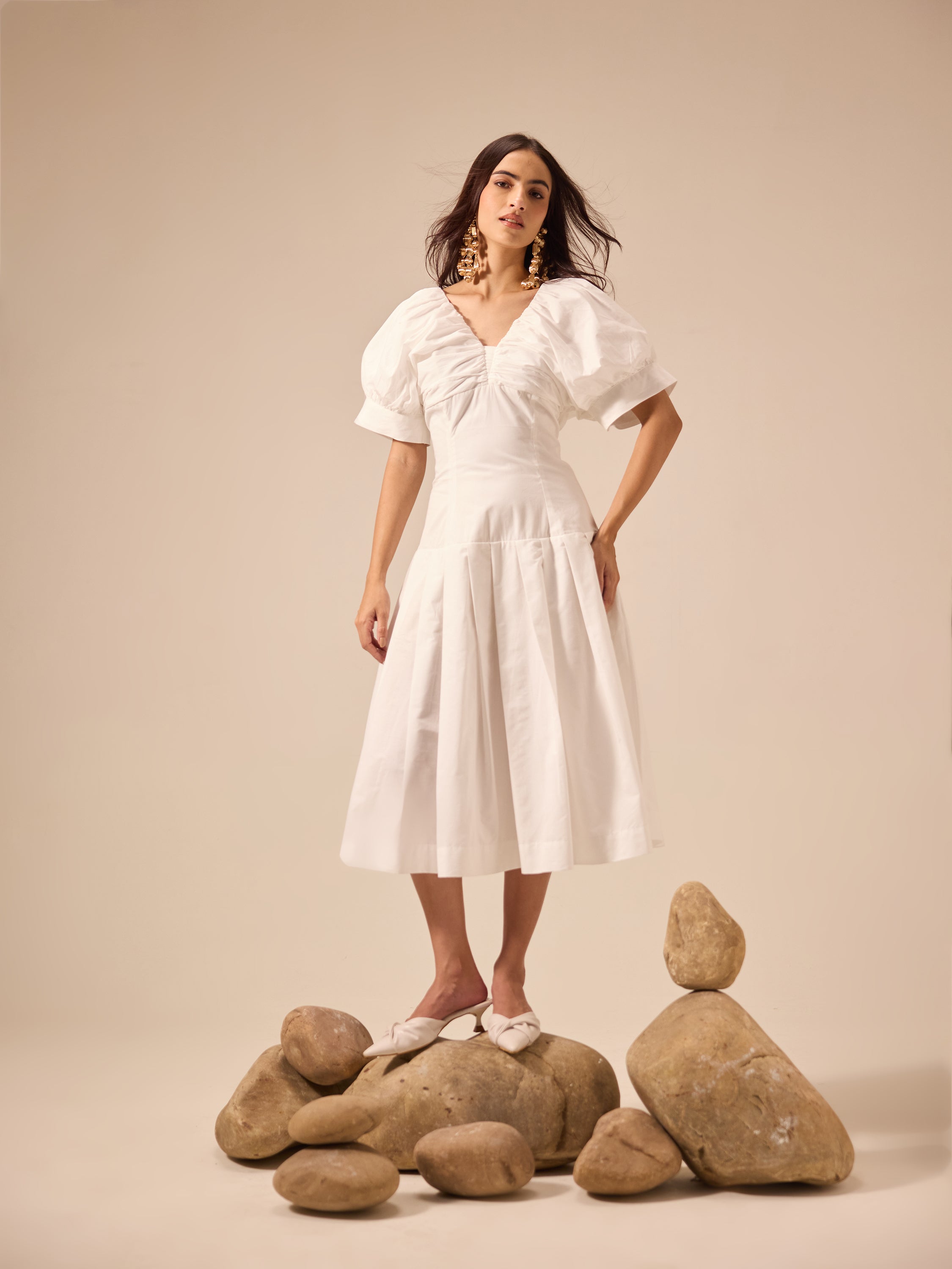 Cloud nine midi dress
