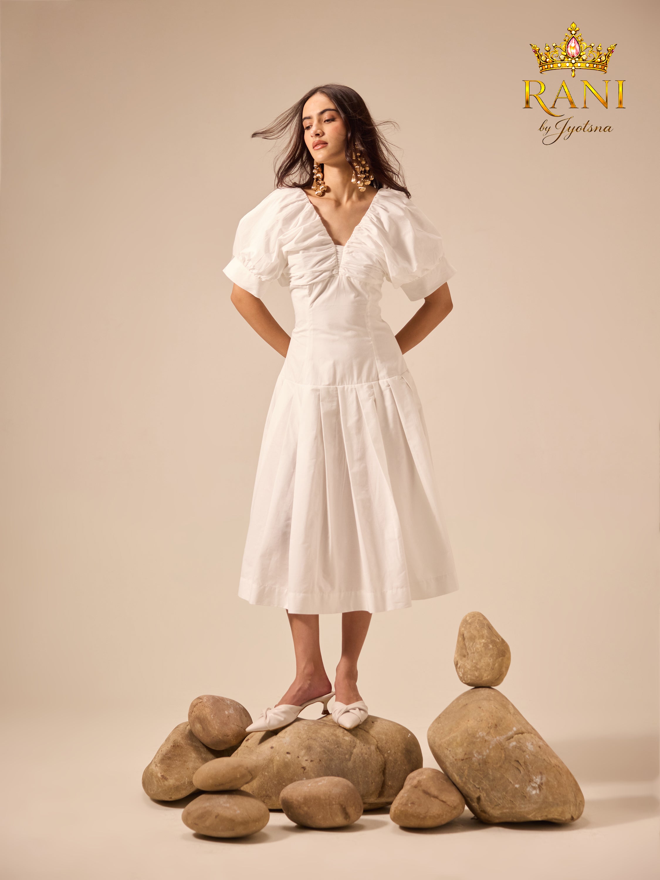 Cloud nine midi dress