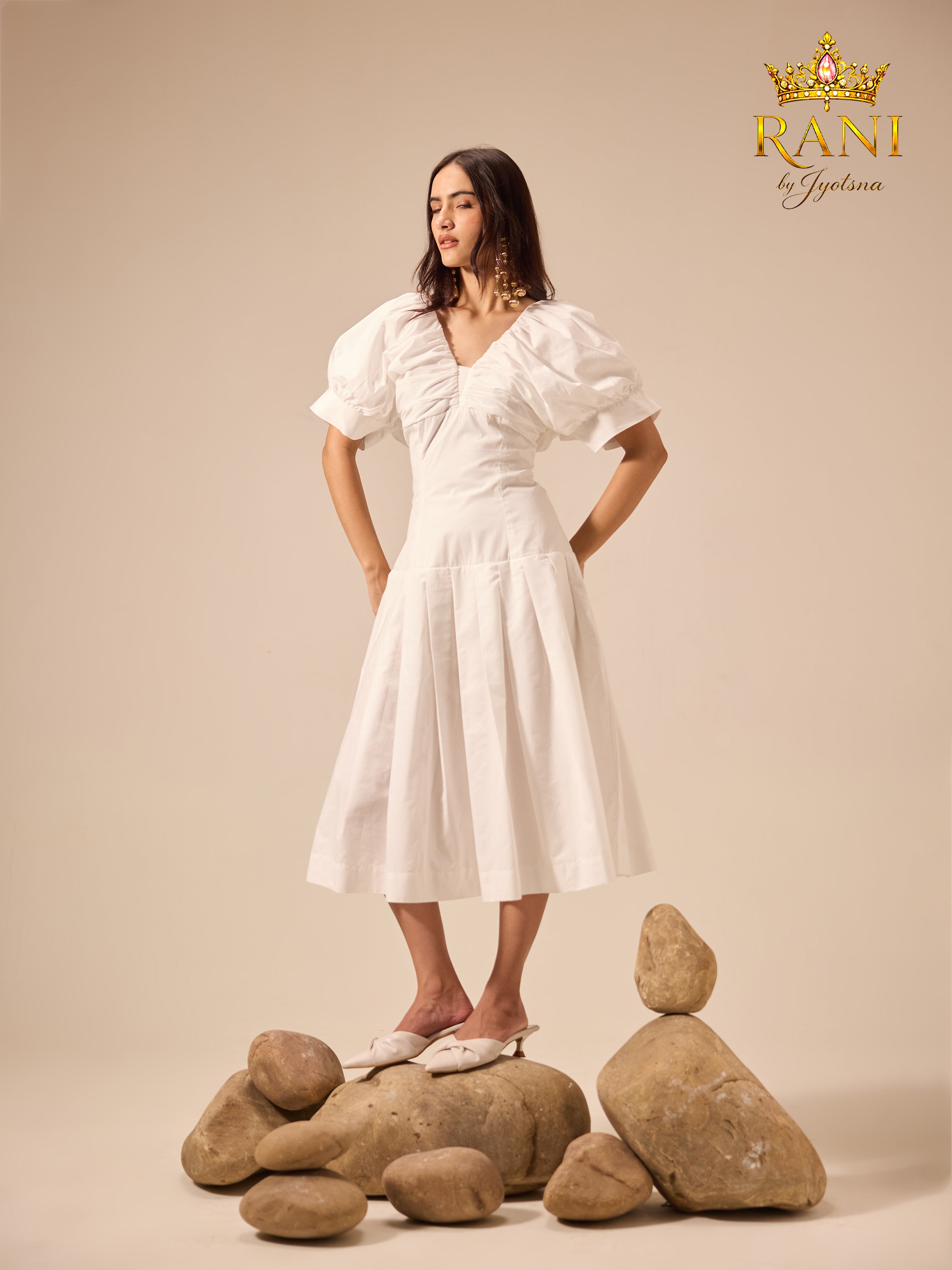 Cloud nine midi dress