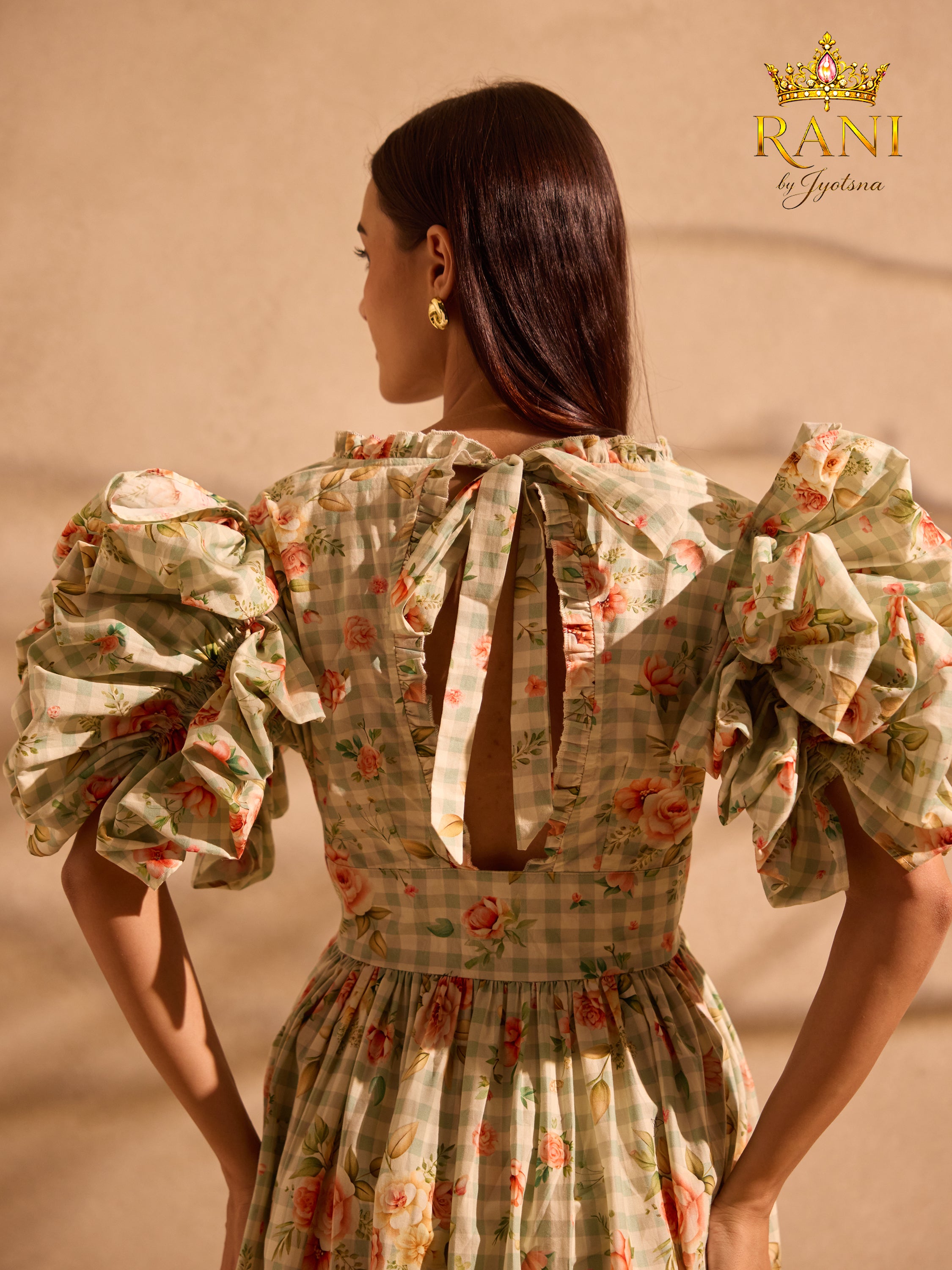 Rosalie Puff Sleeve Midi