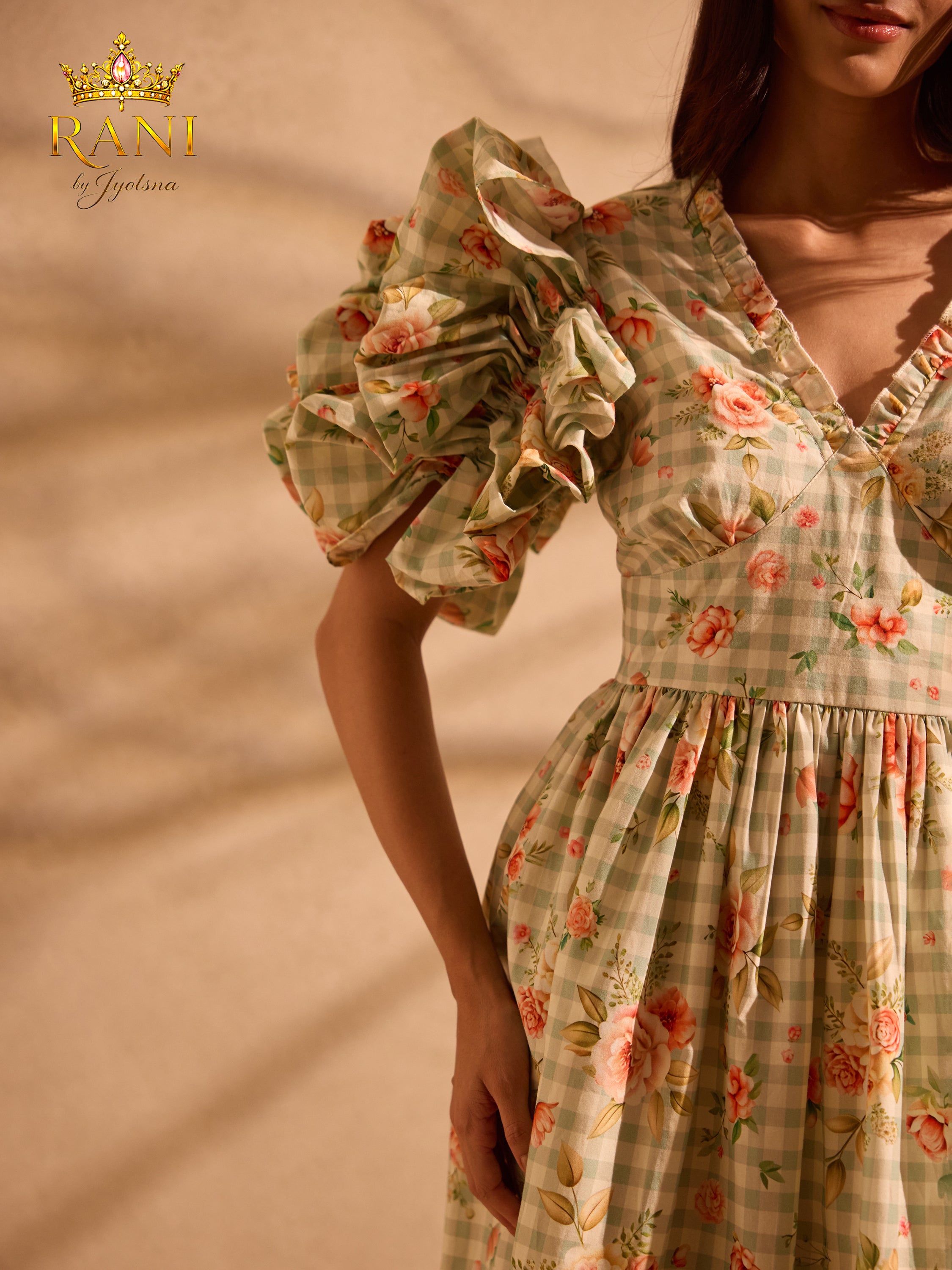 Rosalie Puff Sleeve Midi