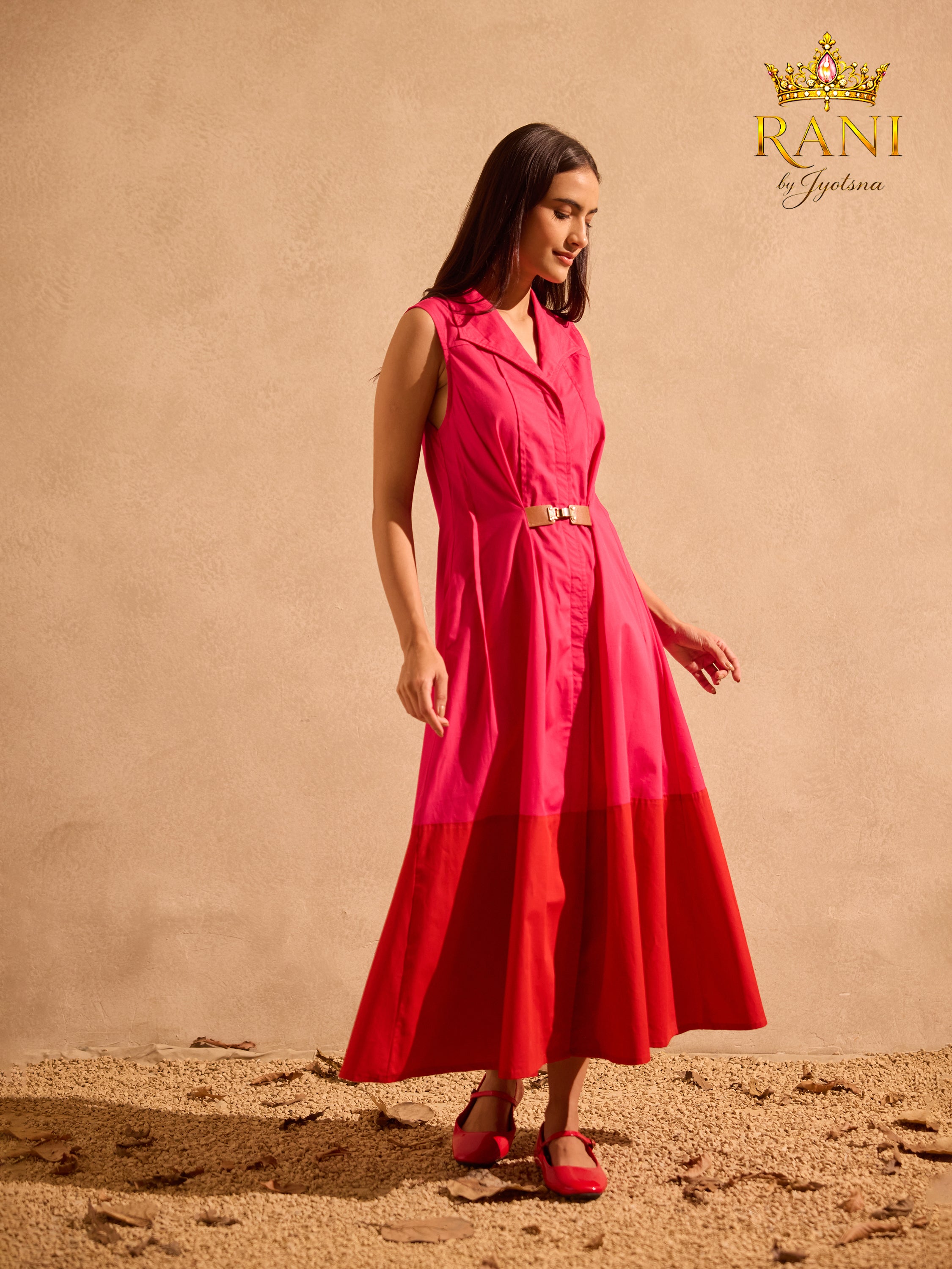 Pink ember midi