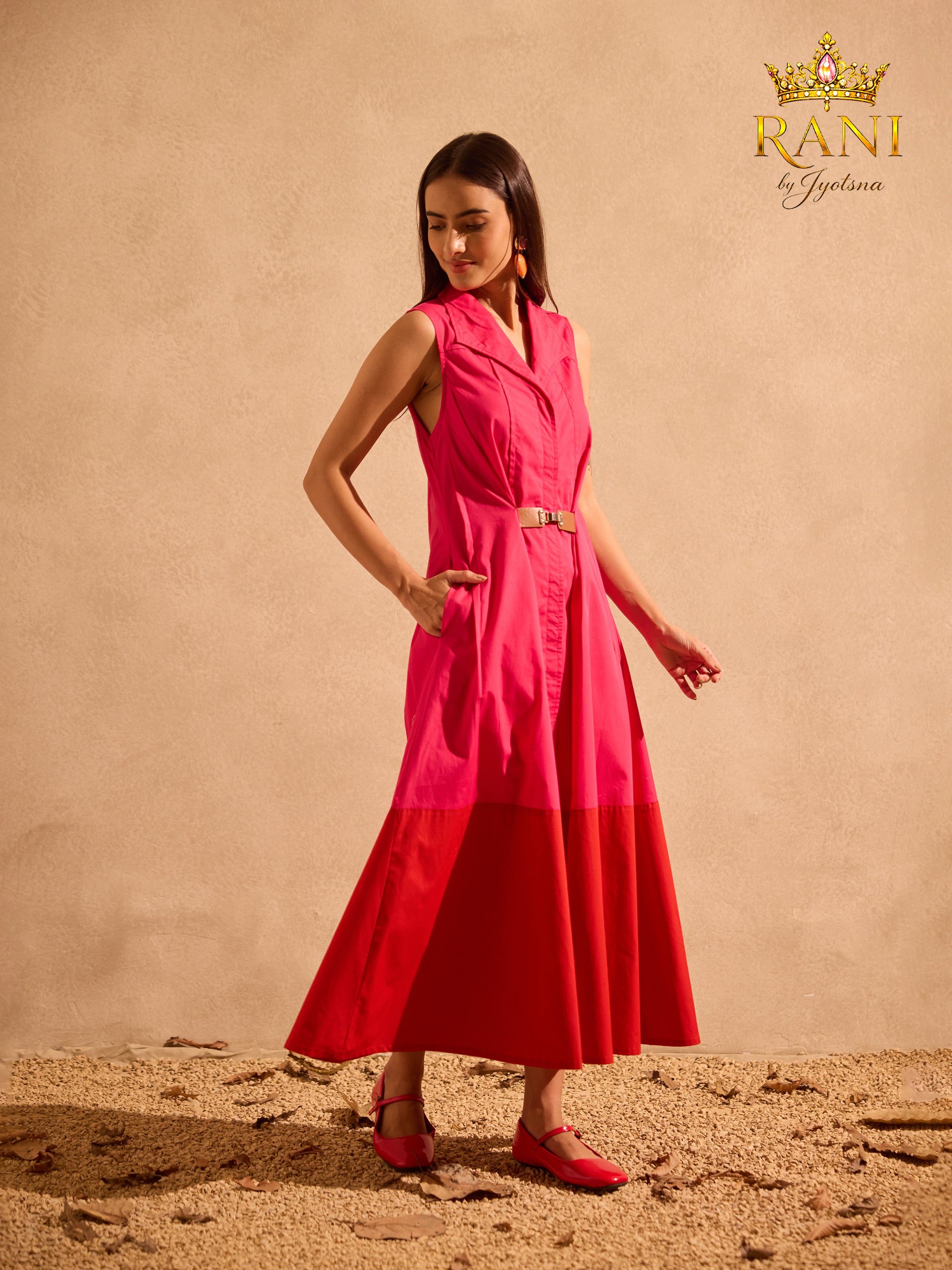 Pink ember midi