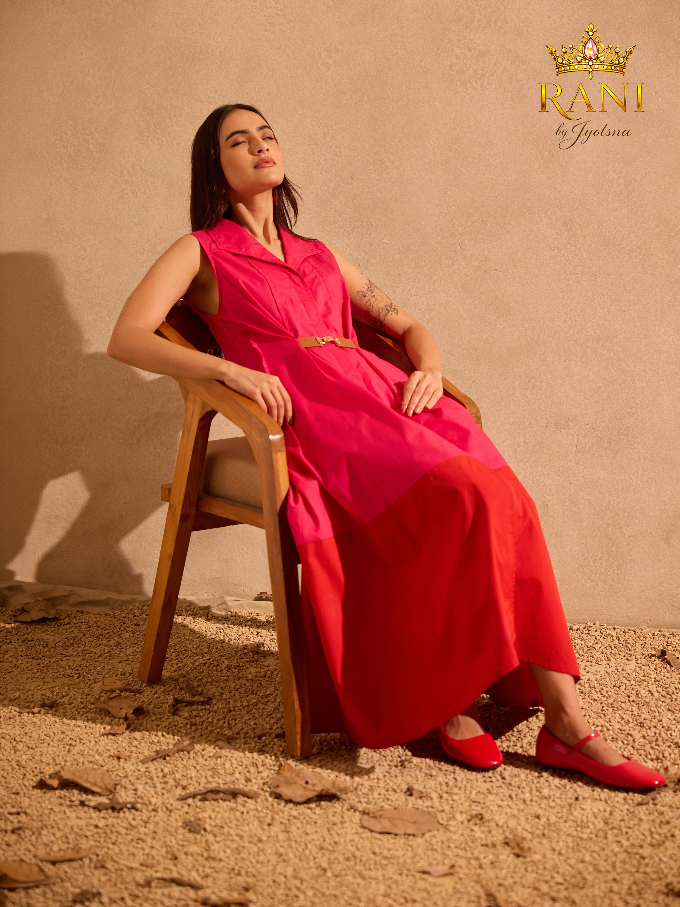 Pink ember midi