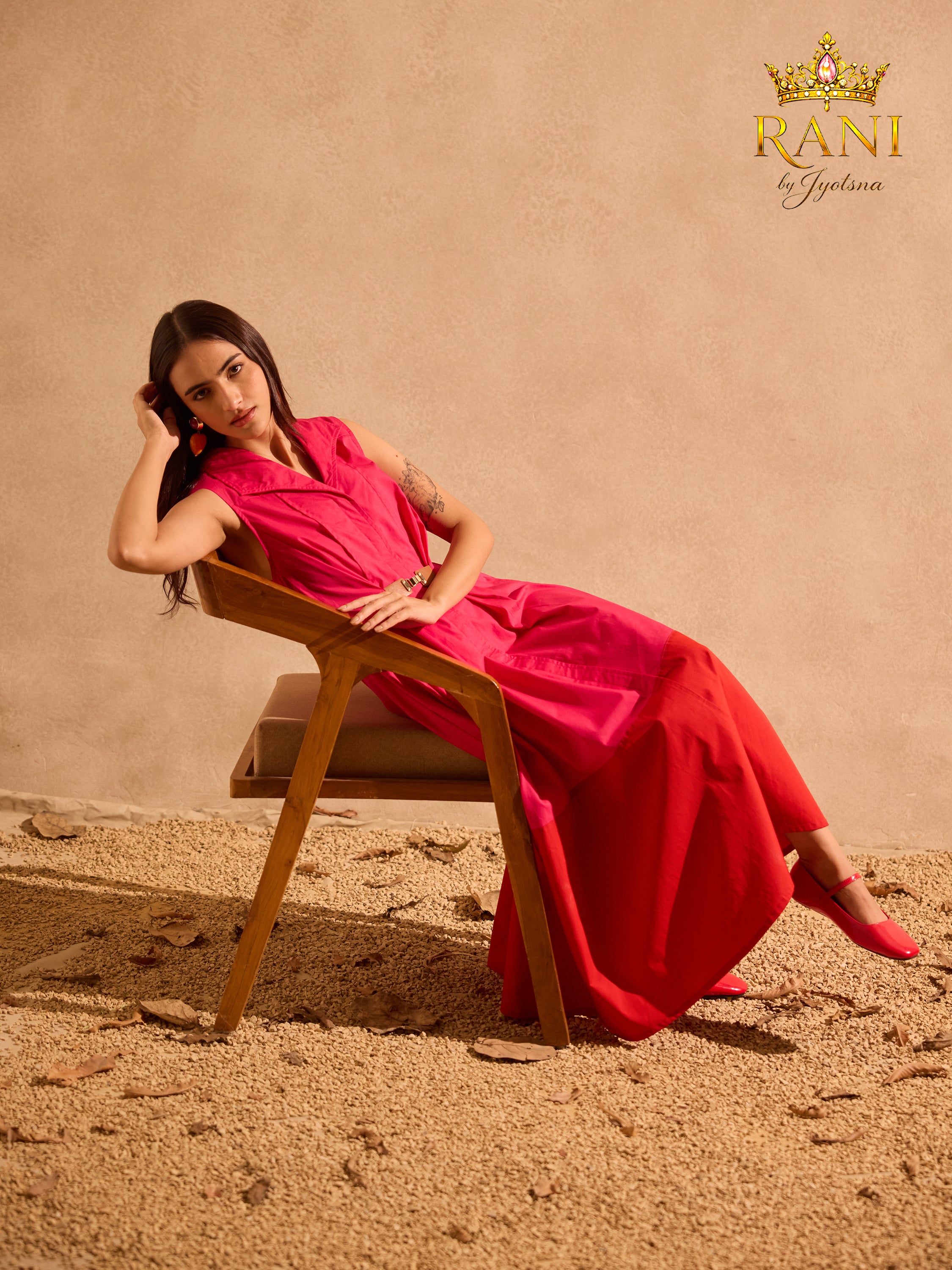 Pink ember midi