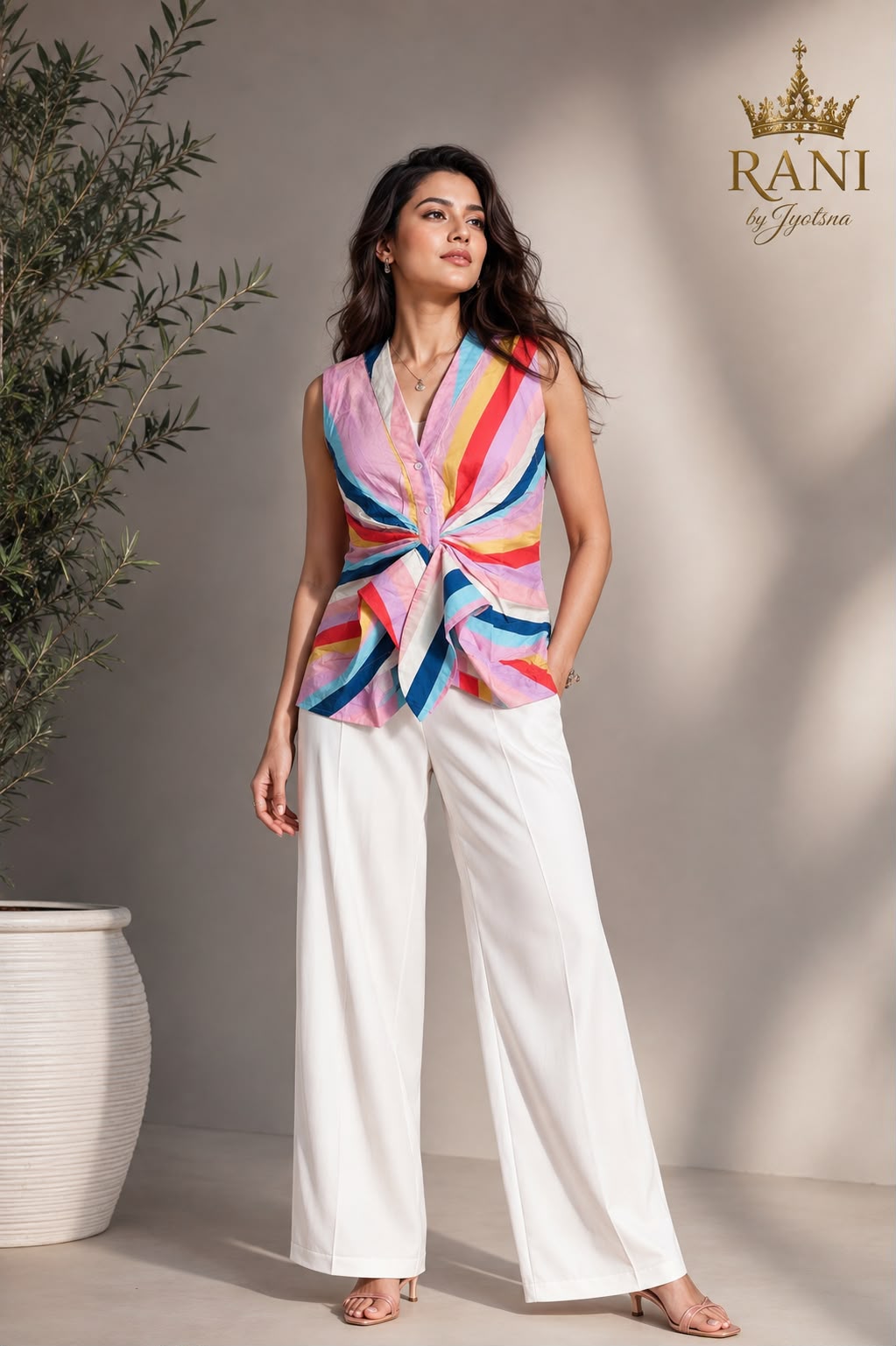 Rainbow twist shirt