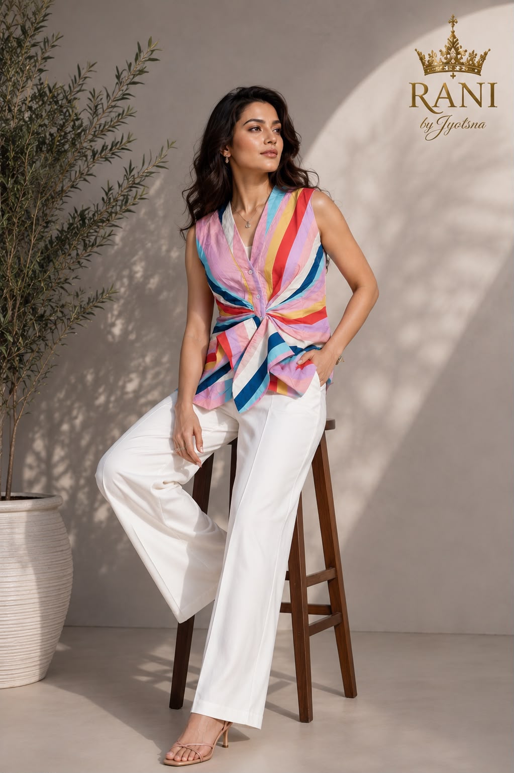 Rainbow twist shirt