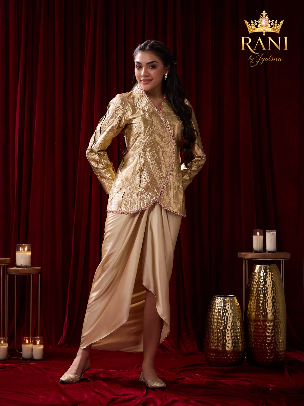 The Golden Empress Drape Set